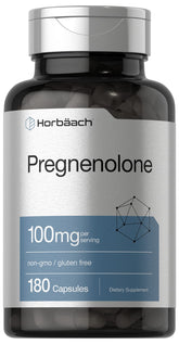 Horbäach Pregnenolone 100mg quick-release capsules front view