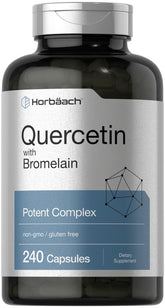 Horbäach Quercetin with Bromelain Capsules front view