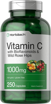 Horbäach Vitamin C 1000mg quick release capsules front view