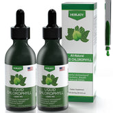 Horjoy Chlorophyll Drops front view with mint flavour