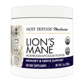 Host Defense Lion's Mane Mushroom Supplement front view