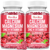 Hovika Calcium Magnesium Zinc Gummies 60 Count front view