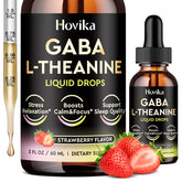 Hovika GABA L-Theanine liquid drops 150g bottle front view