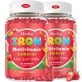 Hovika Kids Iron Gummies 2 pack front view