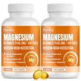 Hovika Magnesium Glycinate Supplement 400mg softgels front view