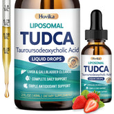 Hovika TUDCA Liquid Drops 1200mg front view with packaging