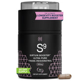 HPN Resveratrol Supplement 30 Veggie Capsules front view