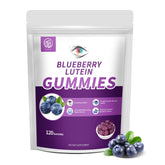 Hudetex Blueberry Lutein Gummies front view packaging