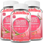Hudetex Calcium Gummies 1200mg front view with packaging