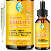 Hudetex Zeolite Liquid Multimineral Supplement front view with orange label