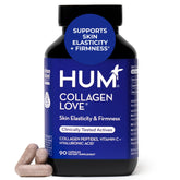 HUM Collagen Love Skin Supplement 90 capsules front view