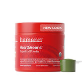 HumanN HeartGreens Organic Superfood Powder canister front view