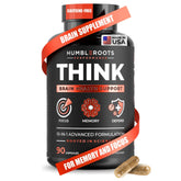 HUMBLEROOTS PERFORMANCE Brain Supplement front view with packaging