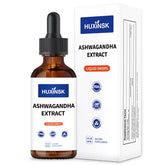 HUXINSK Organic Ashwagandha Liquid Drops 60ml front view
