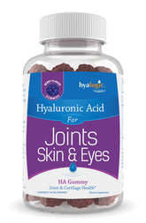 Hyalogic Hyaluronic Acid Gummies front view with mixed berry flavour