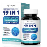 Hydsoqmo Moringa Probiotic Supplement 100 Billion CFU 60 Capsules front view