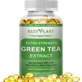 HZZYPLANT Green Tea Extract Softgels front view with packaging