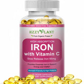 HZZYPLANT Iron Softgels 65mg front view