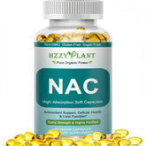 HZZYPLANT NAC Softgels 1200mg front view with packaging