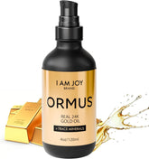 I Am Joy co. Colloidal Gold Ormus 24k Gold Supplement front view