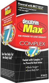 ILIOS Dexatrim Max Complex 7 weight loss capsules front view