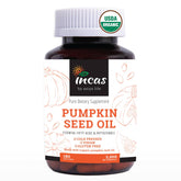Incas by Asiya Life Pumpkin Seed Oil Softgels front view