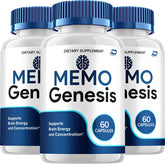 Indelo Memo Genesis Brain Supplement Capsules front view