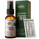 Inerth Naturals B12 Sublingual Spray front view with packaging