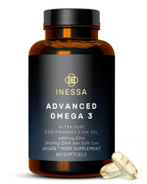 Inessa Omega 3 Fish Oil Capsules 1200mg front view