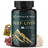 INFINITE PEAK Beef Liver Extract with Lion’s Mane front view