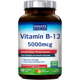 Innate Vitality Vitamin B12 Sublingual Tablets 5000mcg front view
