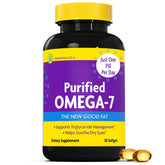 InnovixLabs Purified Omega-7 Softgels front view packaging
