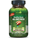 Irwin Naturals Healthy Brain All-Day Focus 60 Liquid Soft-Gels front view
