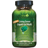 Irwin Naturals Men's Living Green Liquid-Gel Multi front view