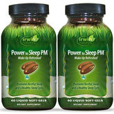 Irwin Naturals Power to Sleep PM Sleep Aid 60 Count soft-gel front view