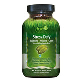 Irwin Naturals Stress-Defy Liquid Soft-Gels front view