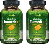 Irwin Naturals Whole-Body Turmeric+ 300mg Liquid Soft-Gels front view