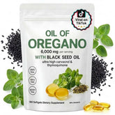 J-PRQ Oil of Oregano Softgels front view packaging