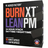 Jacked Factory Burn-XT + Lean PM Kit front view with packaging