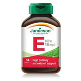 Jamieson Laboratories Vitamin E 800 IU softgels front view