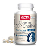 Jarrow Formulas Citicoline CDP Choline 250 mg Capsules bottle front view