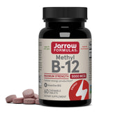 Jarrow Formulas Methyl B-12 5000mcg chewable tablets front view