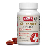 Jarrow Formulas QH-absorb + PQQ Softgels front view
