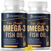 JB Wellness Co Omega 3 Fish Oil bottle front view
