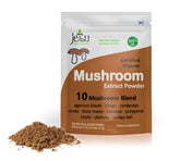 Jetsu Mushroom Supplement 10 Blend Organic Extracts front view