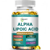 JINGYAT Alpha Lipoic Acid 600mg softgels front view