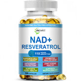 JINGYAT NAD Resveratrol Supplement 11-in-1 Complex softgels front view