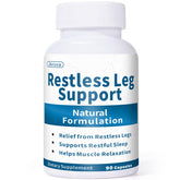Jkrova Restless Legs Relief Capsules front view with packaging