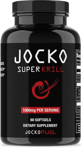 Jocko Fuel Super Krill Oil front view with packaging