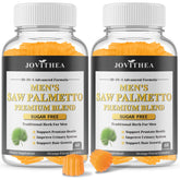 JOVITHEA Saw Palmetto Gummies front view with orange flavour